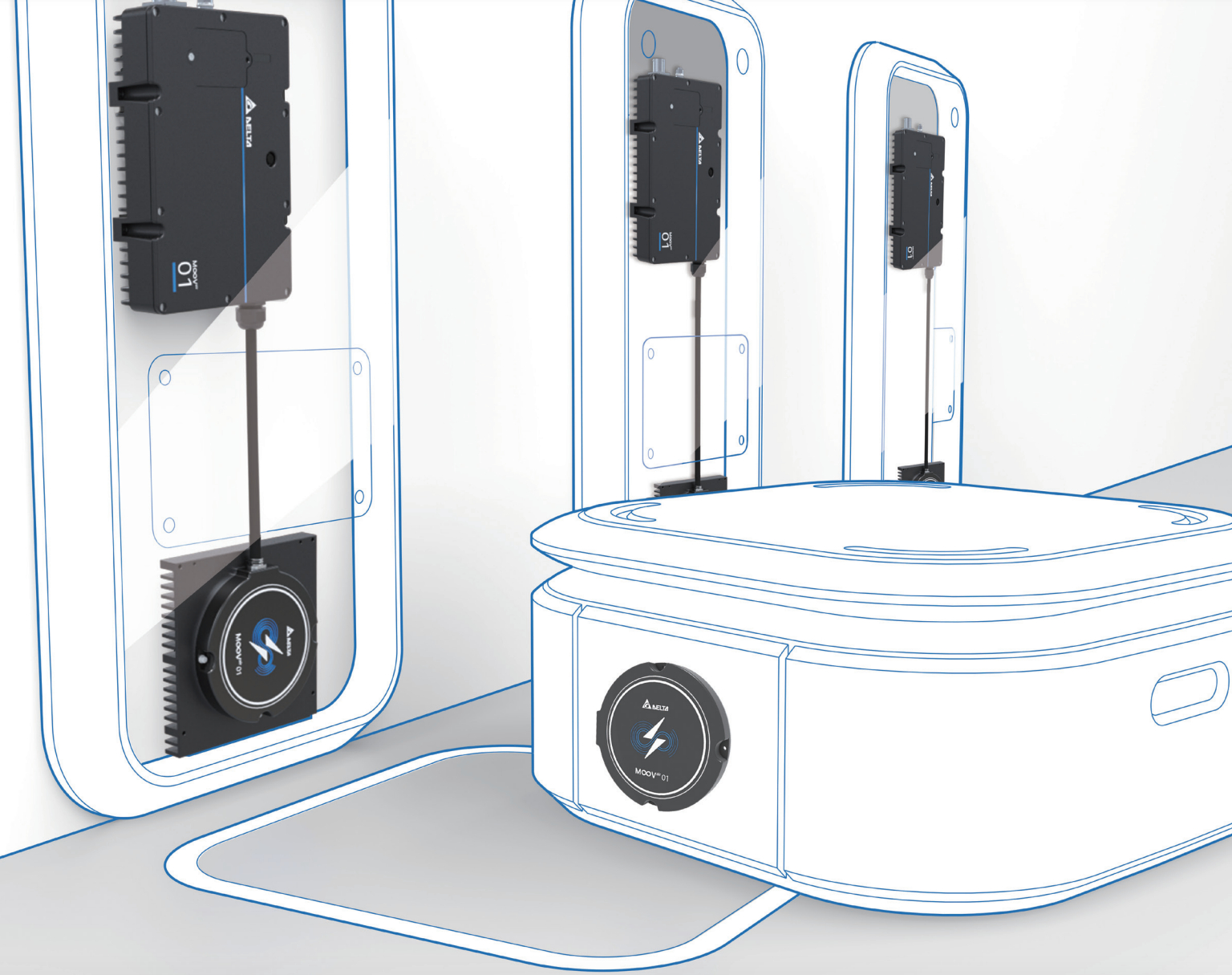 1kW Wireless Charger MooV air 01